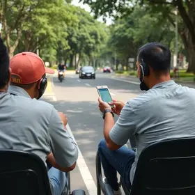 Motoristas de aplicativos se mobilizam no Parque Barigui motoristas de aplicativos