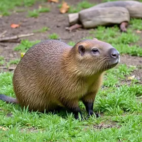 Após dez dias de recuperação, capivara que se machucou no Parque Tingui é solta segurança na web