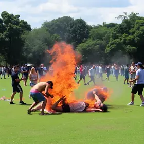 Pancadaria acaba com alegria de domingo em parque de Curitiba pancadaria