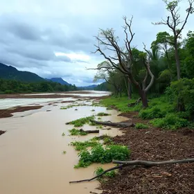 Imagens do Parque Tingui após as fortes chuvas imagens do parque tingui