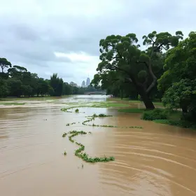 Parque Tingui transborda em Curitiba